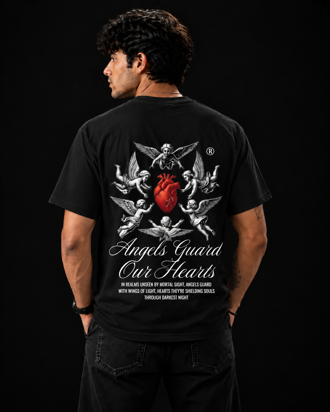 Attirx Angels Guard Oversized T-Shirt