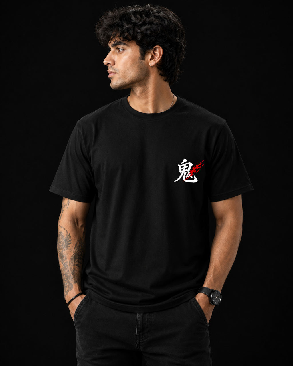 Oni Samurai Fury Oversized T-Shirt