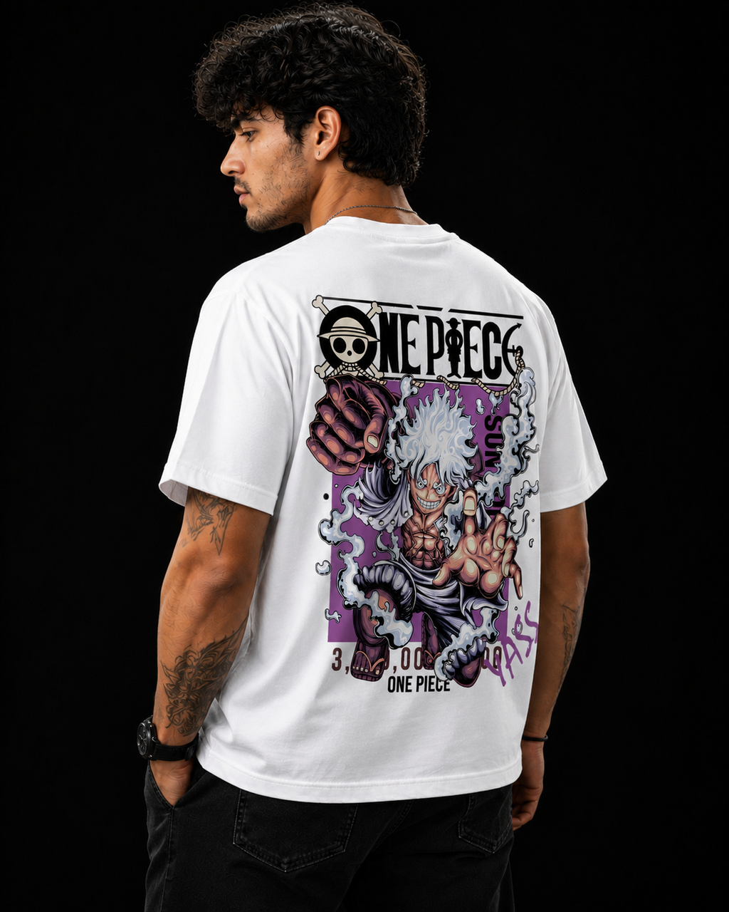 Luffy Gear 5 One Piece Oversized T-Shirt