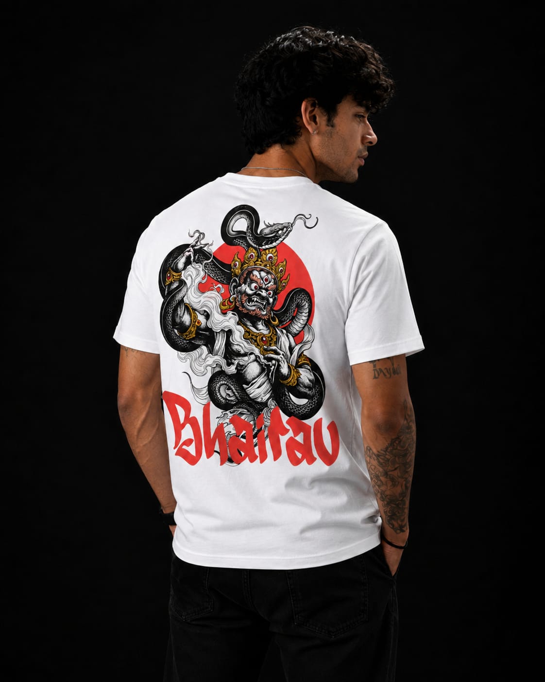 Bhairav Guardian Oversized T-Shirt