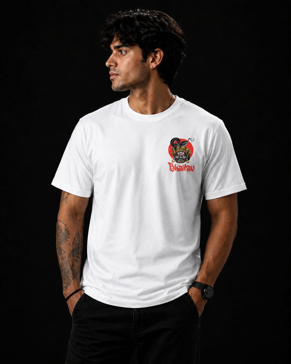 Bhairav Guardian Oversized T-Shirt
