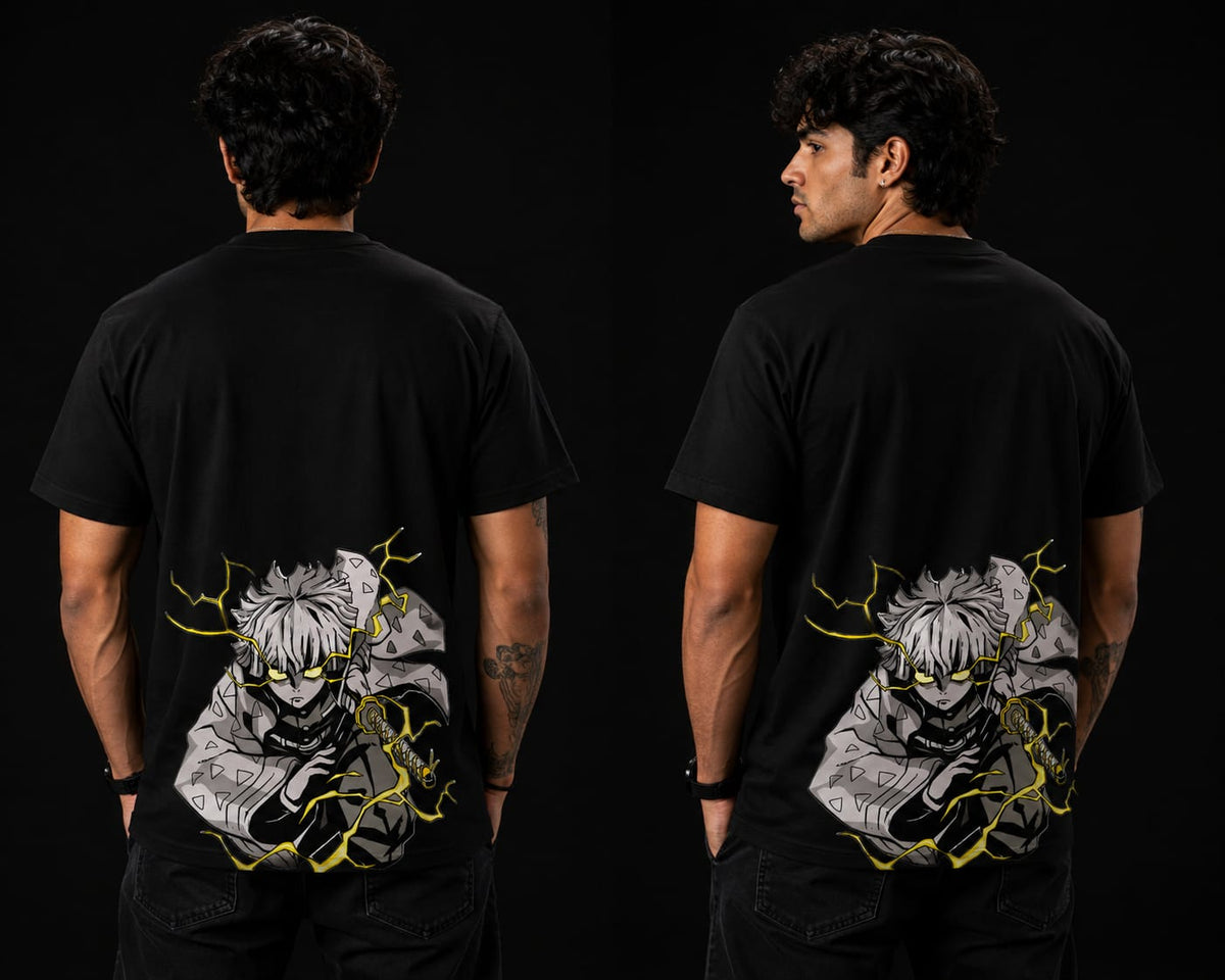 Zenitsu Demon Slayer Oversized T-Shirt