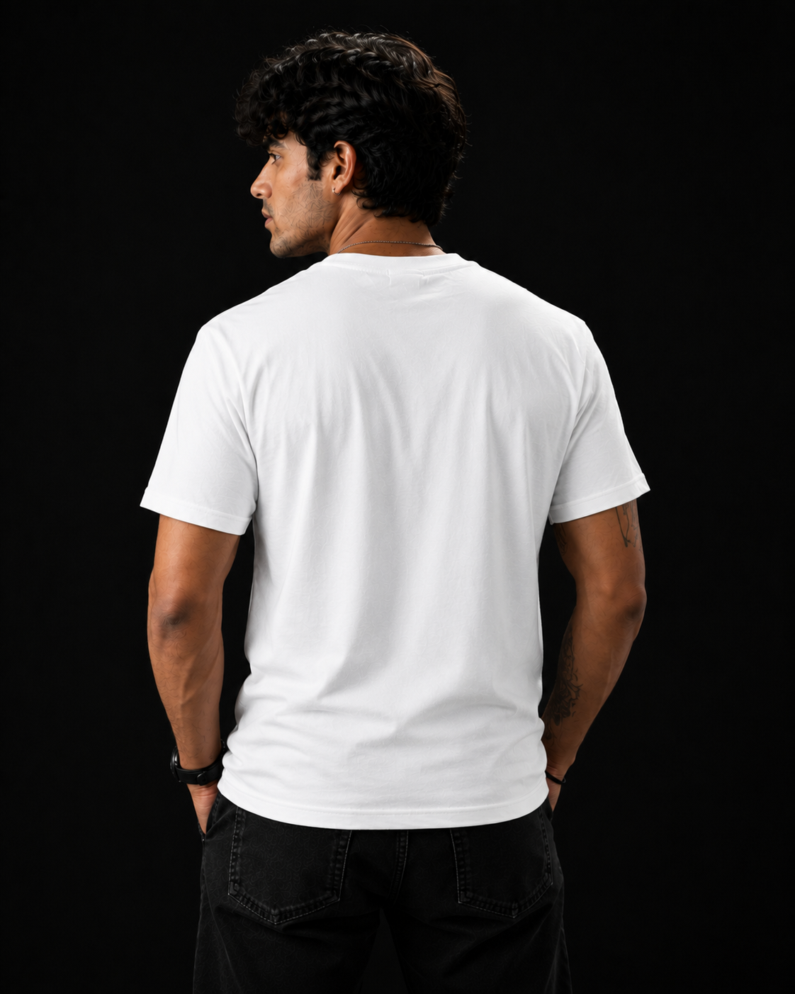 Attirx Classic White Oversized T-Shirt
