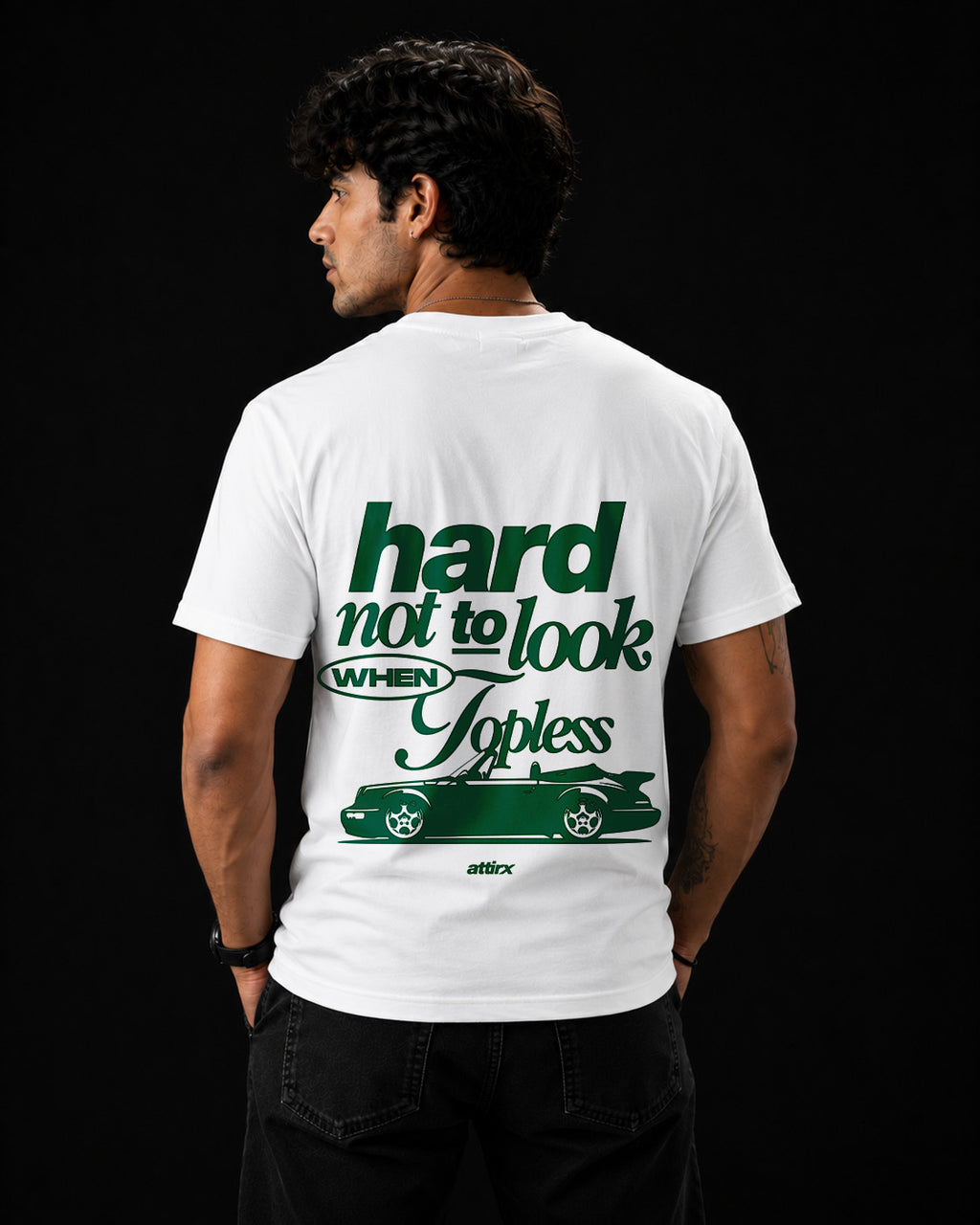 Attirx Hard Not To Look Hopeless Oversized T-Shirt