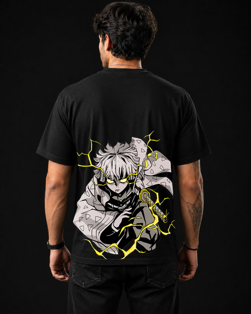 Zenitsu Demon Slayer Oversized T-Shirt