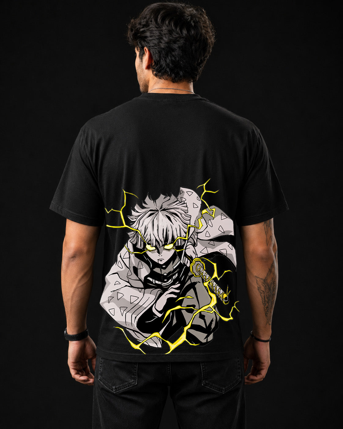 Zenitsu Demon Slayer Oversized T-Shirt