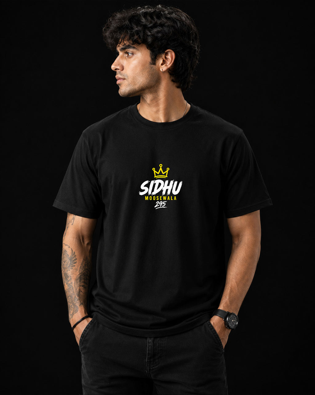 Sidhu Moosewala Oversized T-Shirt